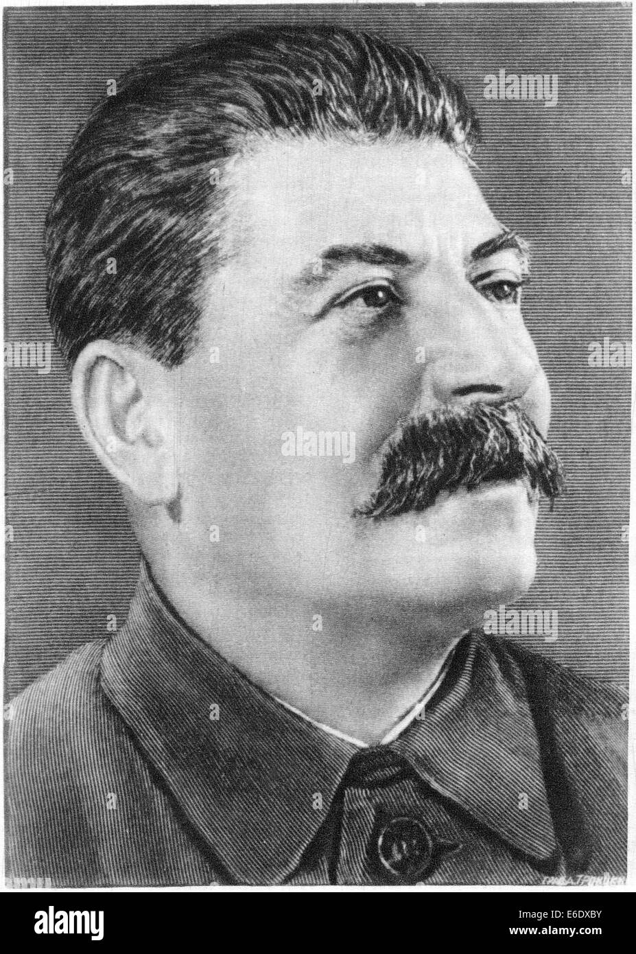 Joseph Staline, leader de l'Union soviétique 1922-52, Portrait Banque D'Images