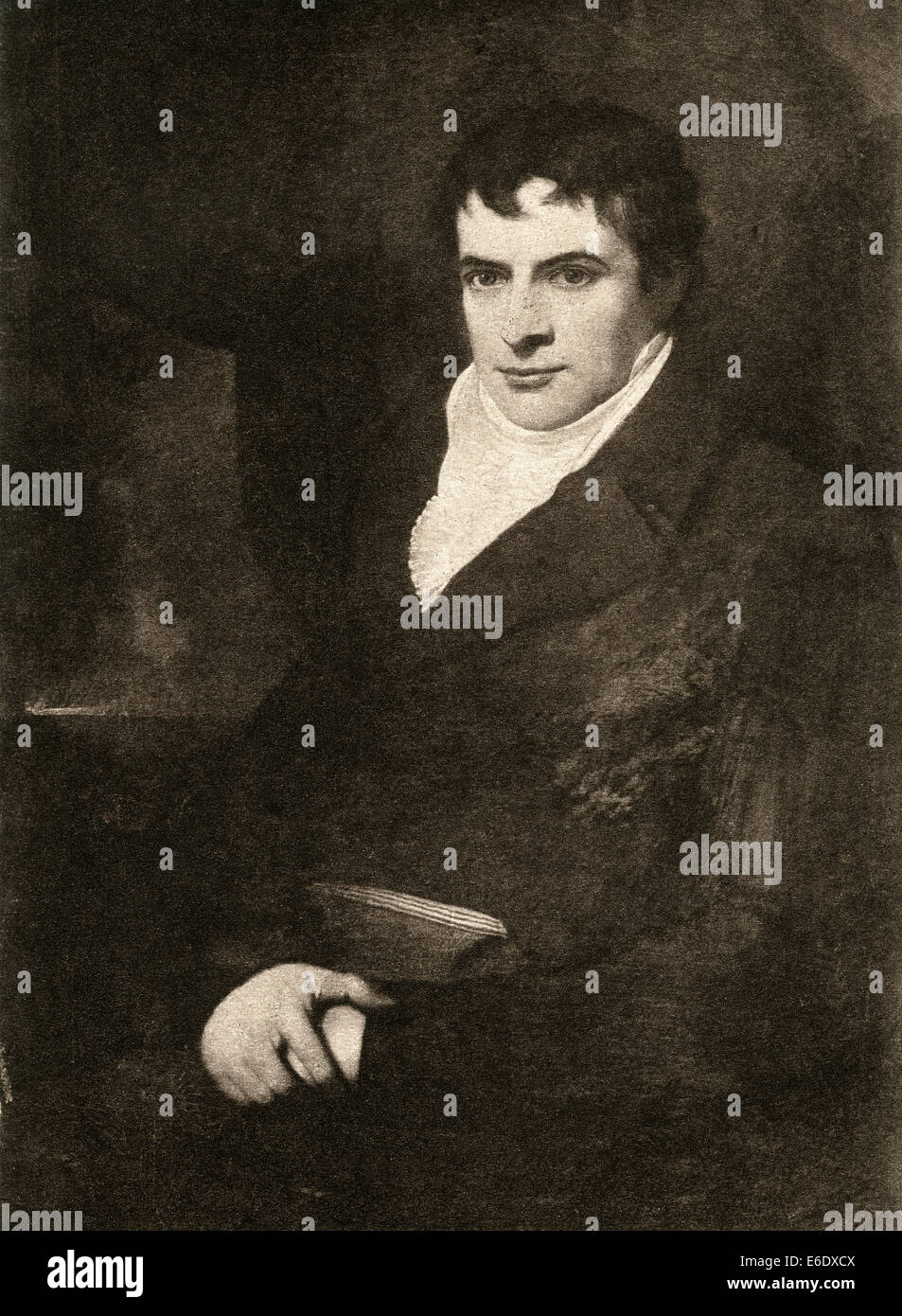 Robert Fulton (1765-1815), ingénieur et inventeur britanno-américain qui a largement contribué à l'élaboration de la vapeur, Banque D'Images