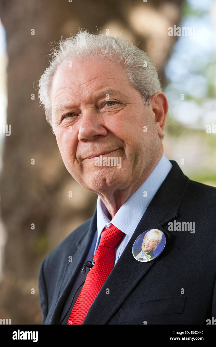 Edinburgh, Ecosse, Royaume-Uni. 21 août, 2014. Jim Sillars, l'homme politique écossais (SNP), à l'Edinburgh International Book Festival 2014. Edimbourg, Ecosse. 21 août 2014 Crédit : GARY DOAK/Alamy Live News Banque D'Images