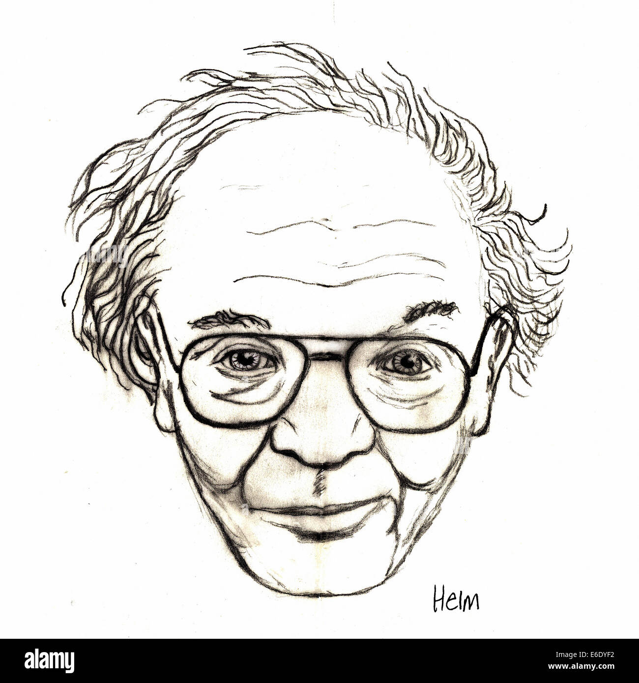 Olivier Messiaen, 1908 - 1992), compositeur français, portrait. Banque D'Images