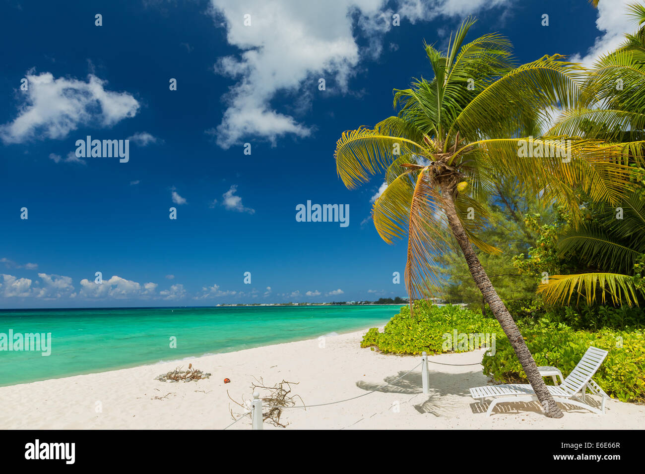 7 mile beach, Grand Cayman Banque D'Images