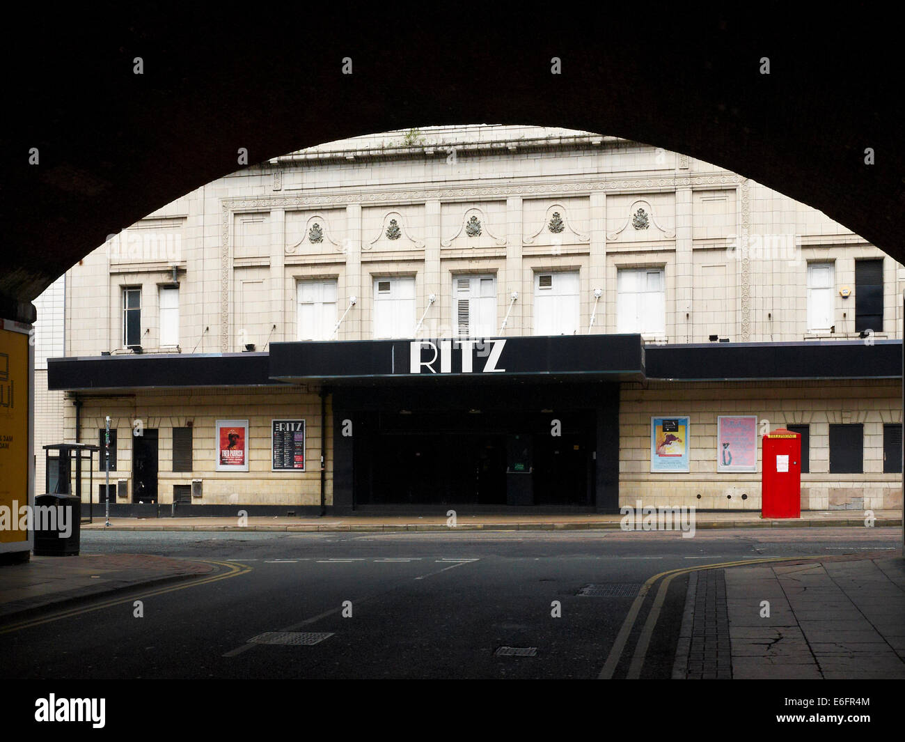 Le Ritz de nuit à Manchester UK Banque D'Images