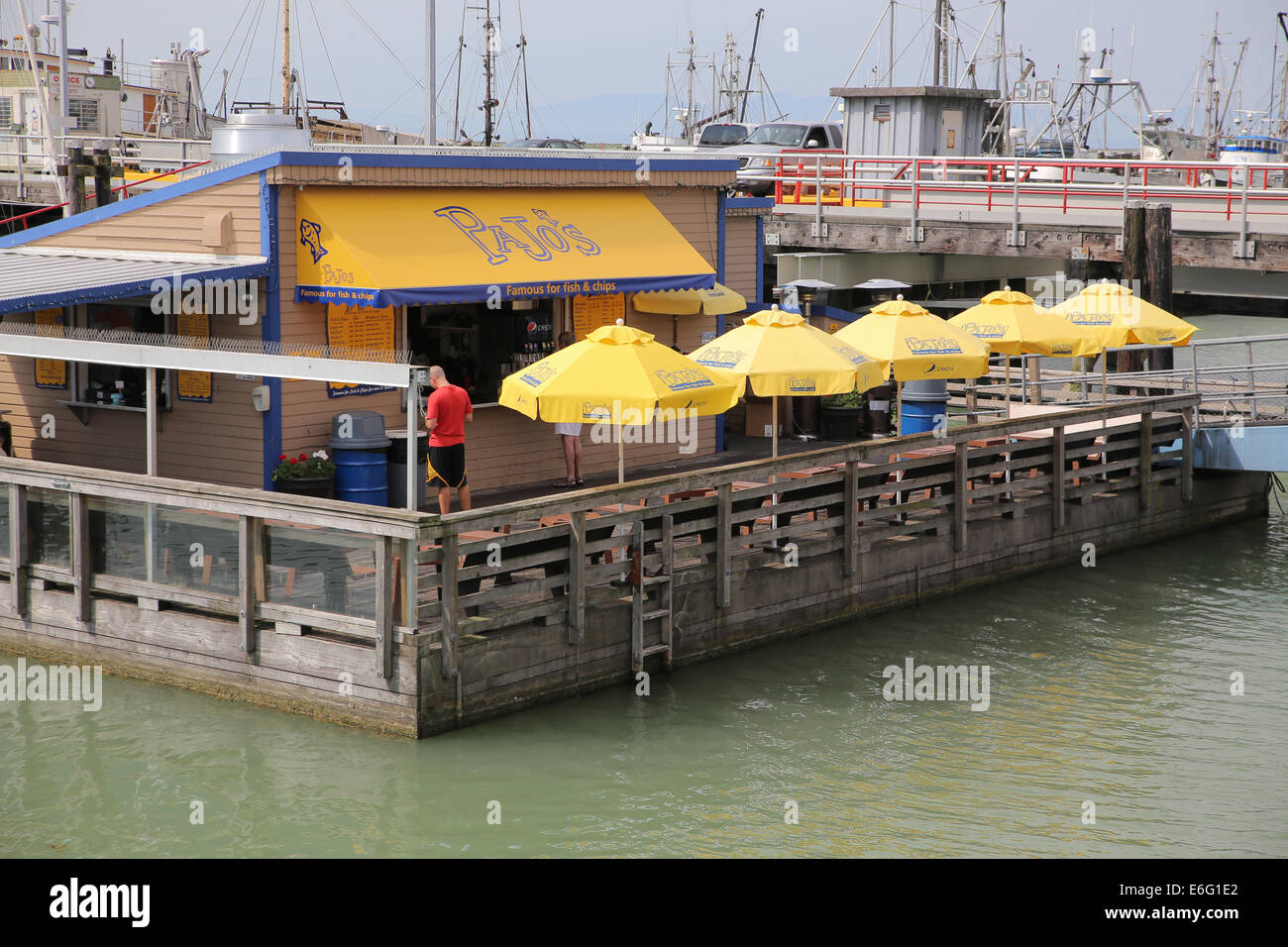 Pajos fish and chips restaurant Vancouver Banque D'Images