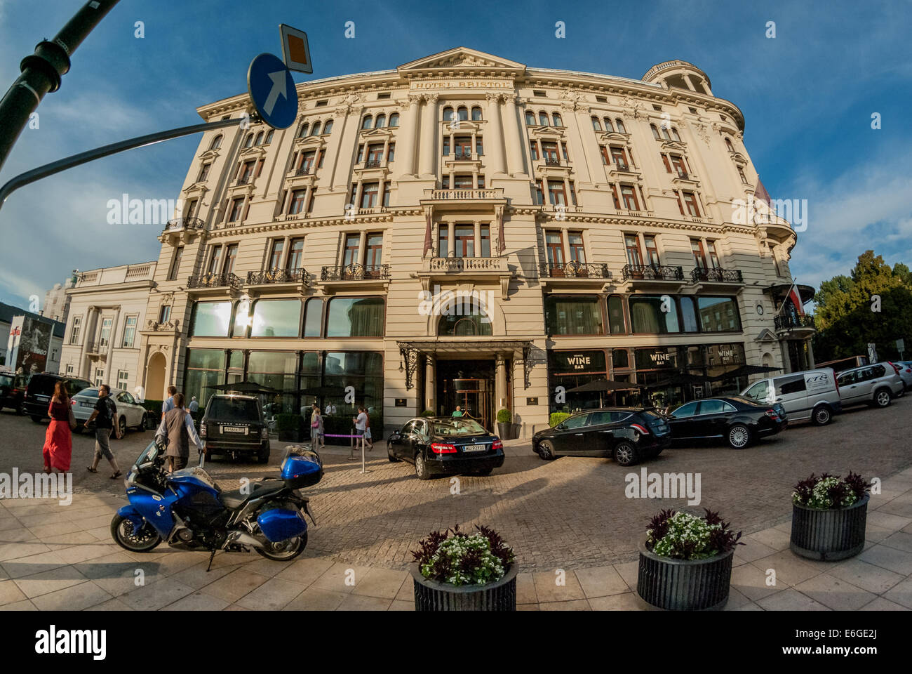 Bristol Hotel, Varsovie, Pologne Banque D'Images