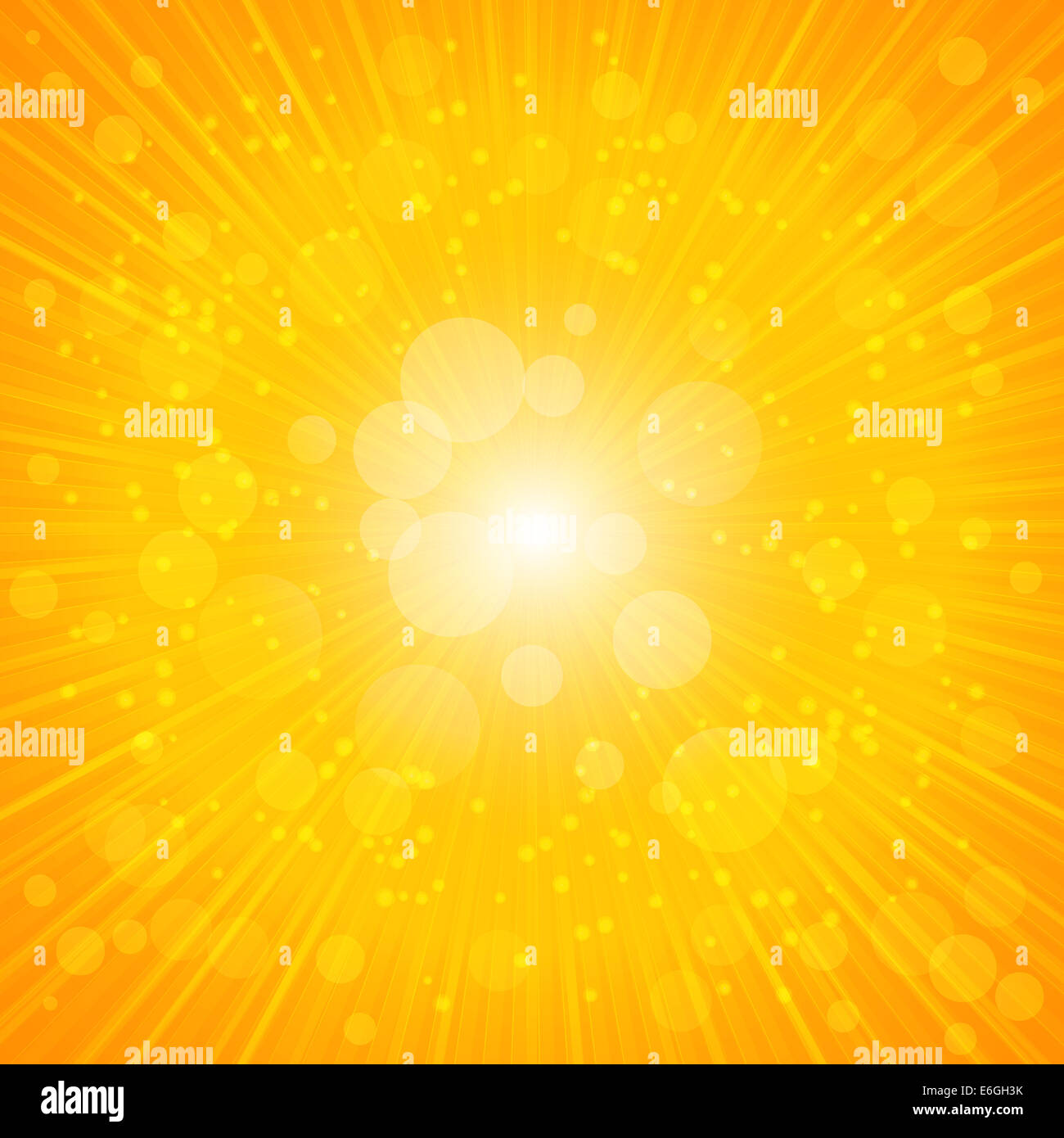 Arrière-plan de l'été jaune. Vector Illustration Banque D'Images