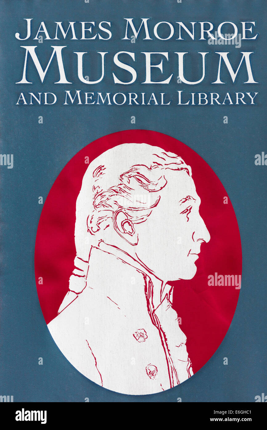 James Monroe Museum, Fredericksburg, Virginia, USA Banque D'Images
