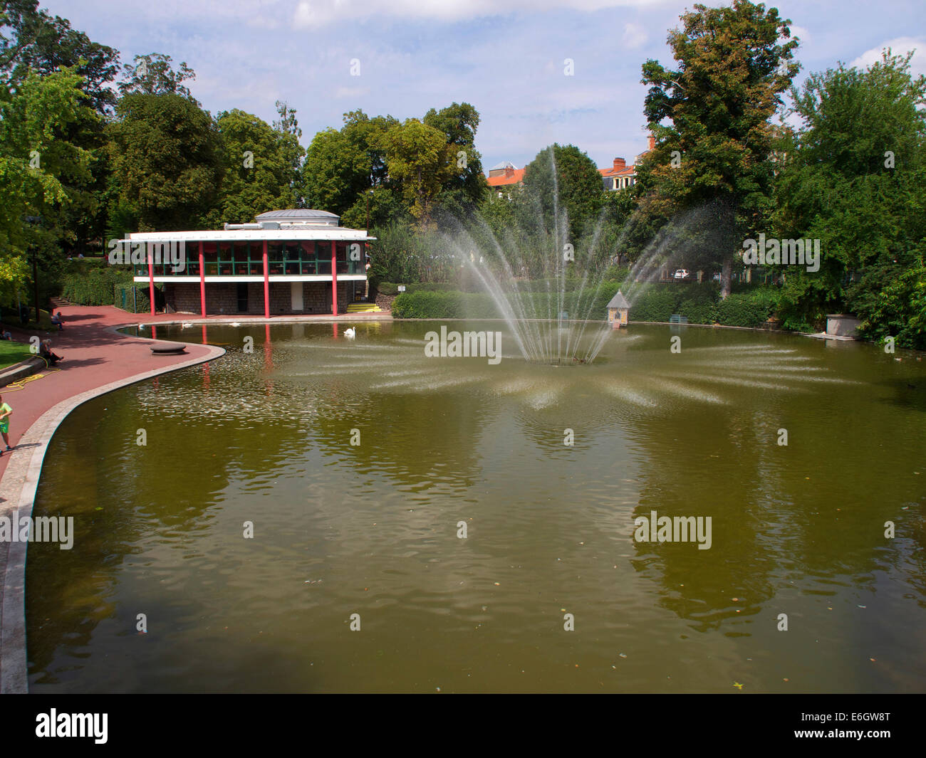 Garden park, Clermont Ferrand, Puy de Dome, Auvergne, France Banque D'Images