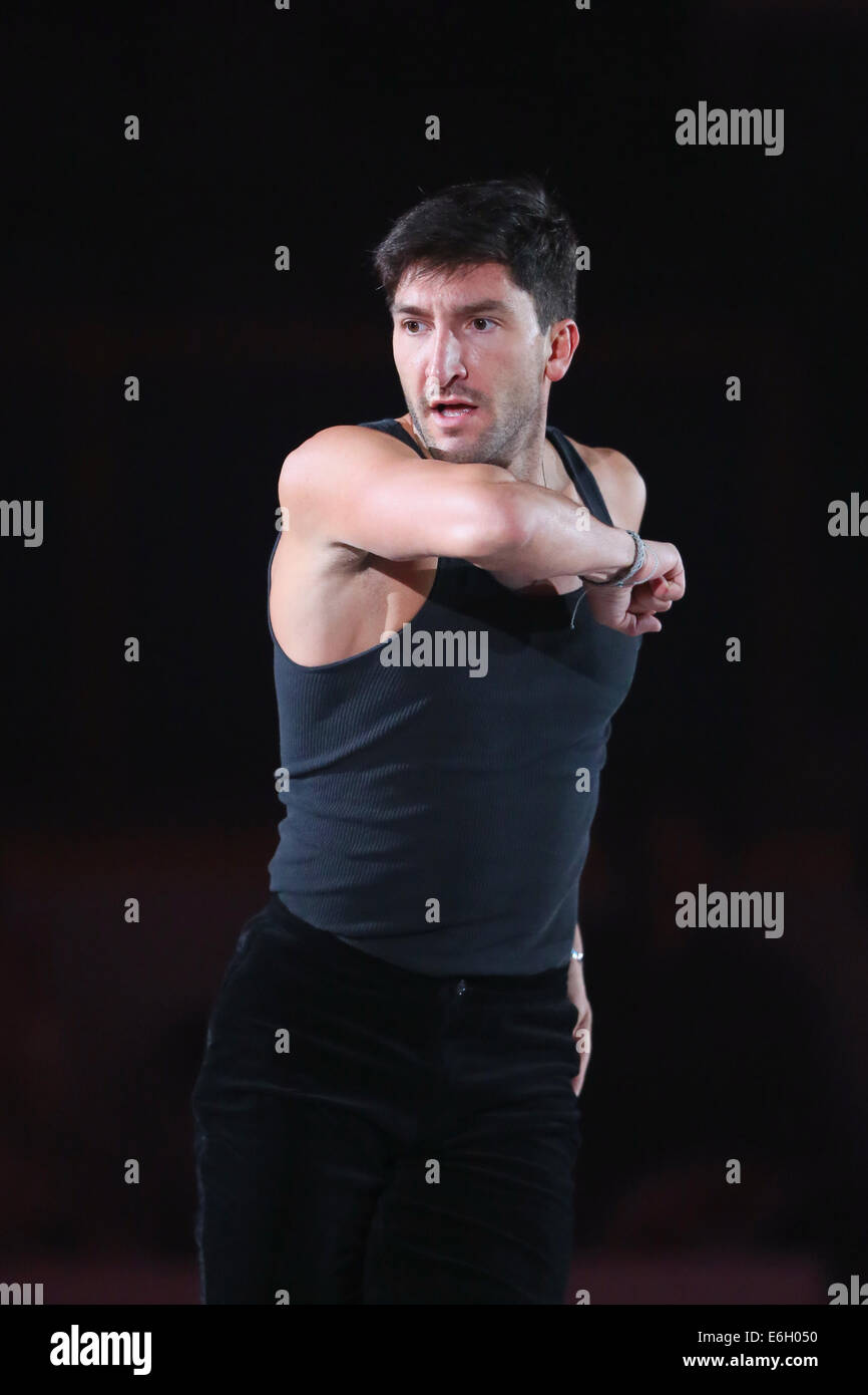 Evan Lysacek, 21 août 2014 - Patinage Artistique : Amis on Ice 2014 à Shinyokohama Skate Centre, Kanagawa, Japon. (Photo par Yohei Osada/AFLO SPORT) [1156] Banque D'Images