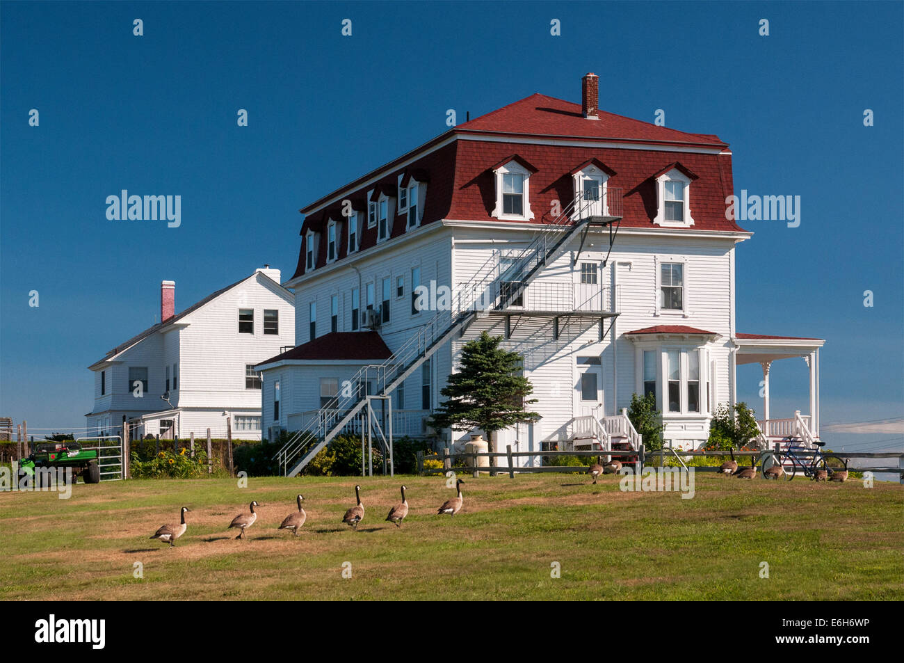 Spring House Annexe sur Block Island, Rhode Island Banque D'Images