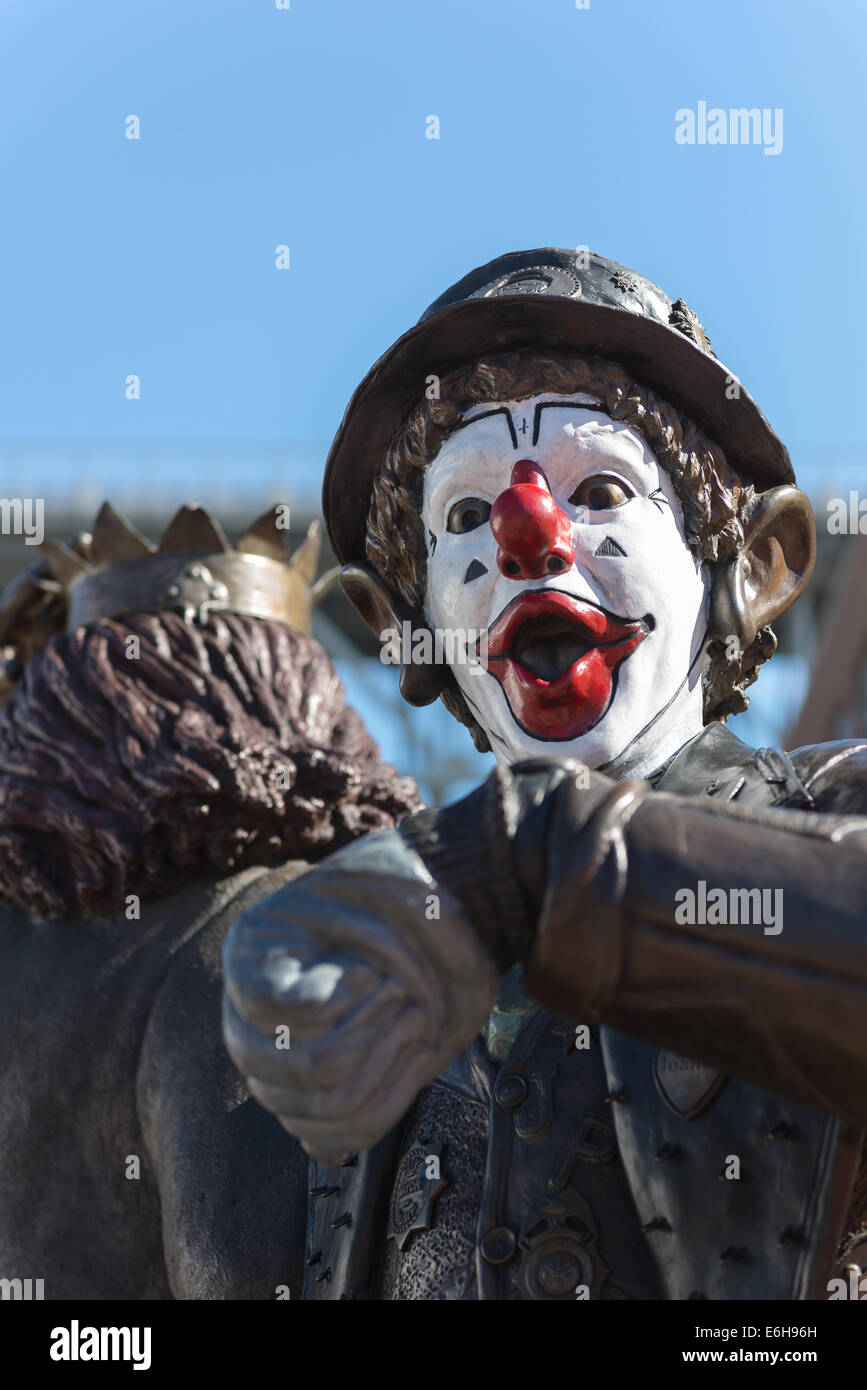 Statues Clown à Fremont près de Seattle Banque D'Images