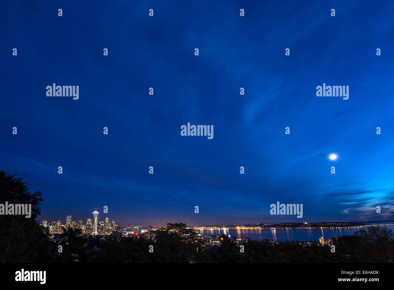 Skyline de Seattle Banque D'Images