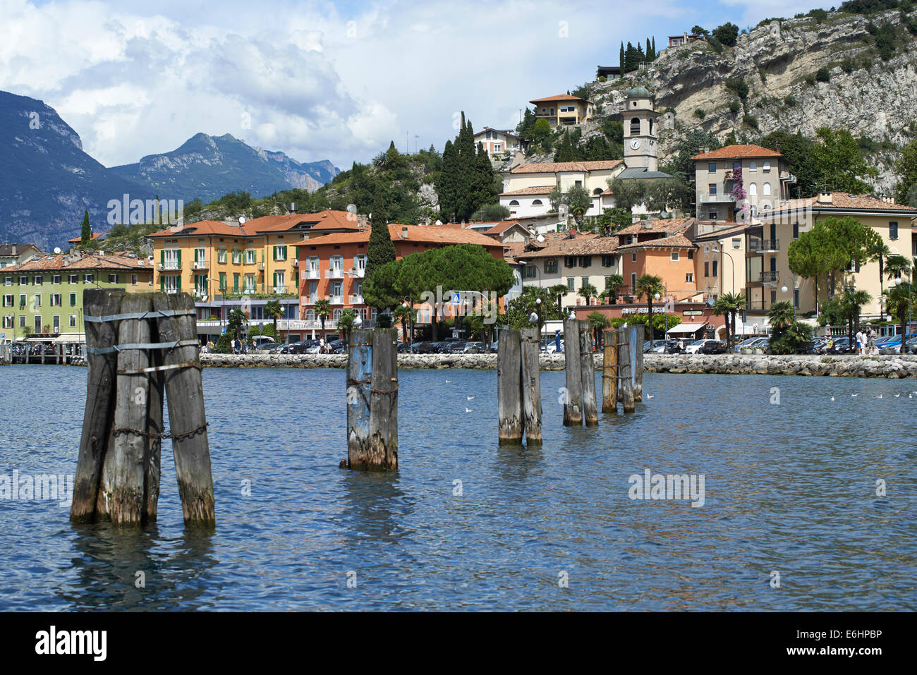 Torbole, Lac de Garde, les lacs italiens, Vénétie, Italie, Europe Banque D'Images