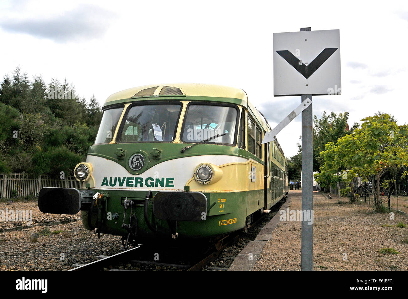 Train touristique La Chaise Dieu Haute Loire Auvergne Massif Central France  Photo Stock - Alamy