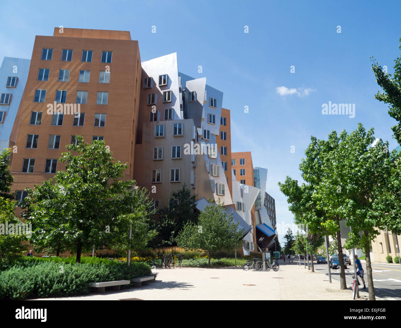 Ray et Maria Stata Center MIT Cambridge, Massachusetts, États-Unis Banque D'Images
