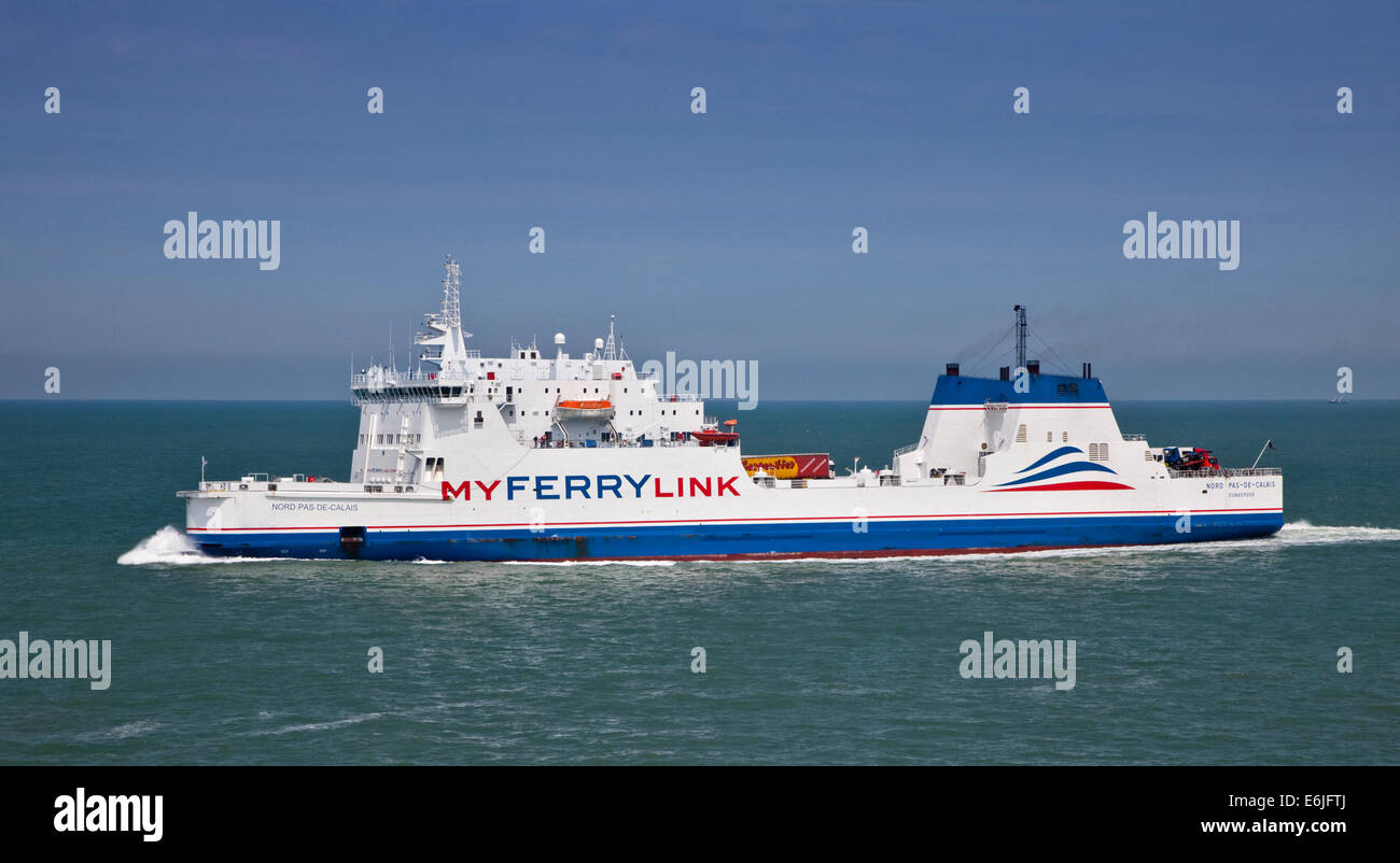 Nord Pas de Calais Ferry Ferry Transmanche mon lien, Manche Banque D'Images