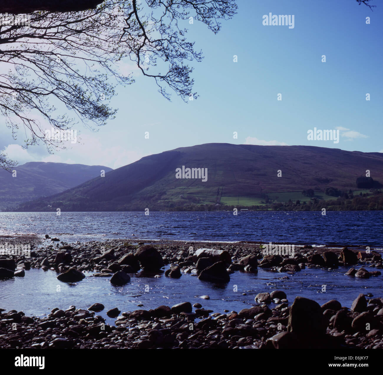 Meall Reamhar Lochearnhead ci-dessus et Glen Ogle Loch Earn Perthshire Highlands écossais Ecosse Banque D'Images