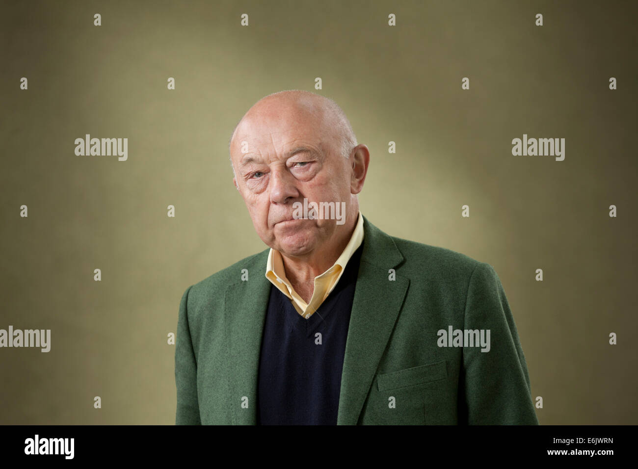 Edinburgh, Ecosse, Royaume-Uni. 25 août, 2014. Sir John Tusa, un administrateur des arts britannique, et journaliste de la radio et de la télévision, à l'Edinburgh International Book Festival 2014. Edimbourg, Ecosse. 25 août 2014 Crédit : GARY DOAK/Alamy Live News Banque D'Images