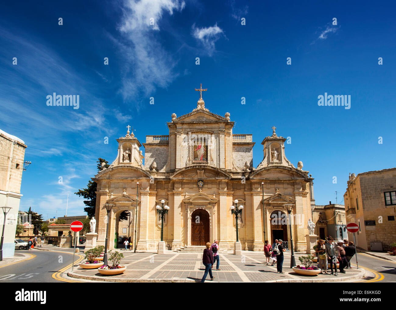 Eglise de Saint Paul, Rabat, Malte Banque D'Images