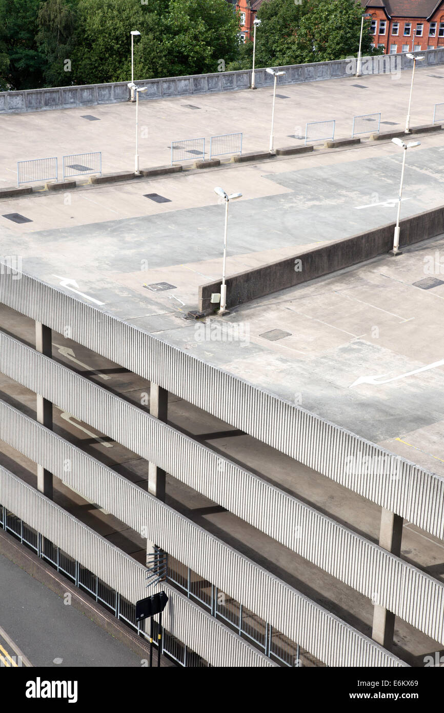 1960 vide à plusieurs étages, Birmingham, Angleterre, RU Banque D'Images