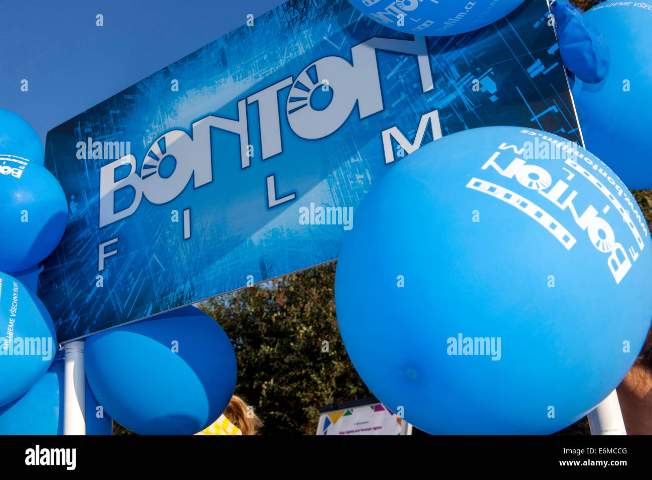 La société Bontonfilm stand Publicité Banque D'Images