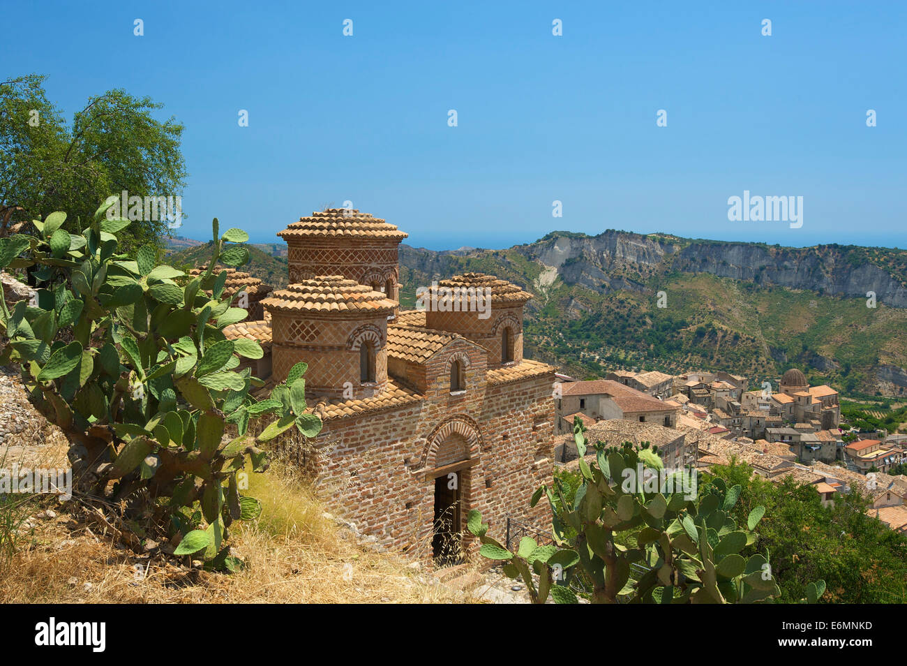 L'église byzantine de Cattolica 20/410, 20/410, Calabre, Italie Banque D'Images