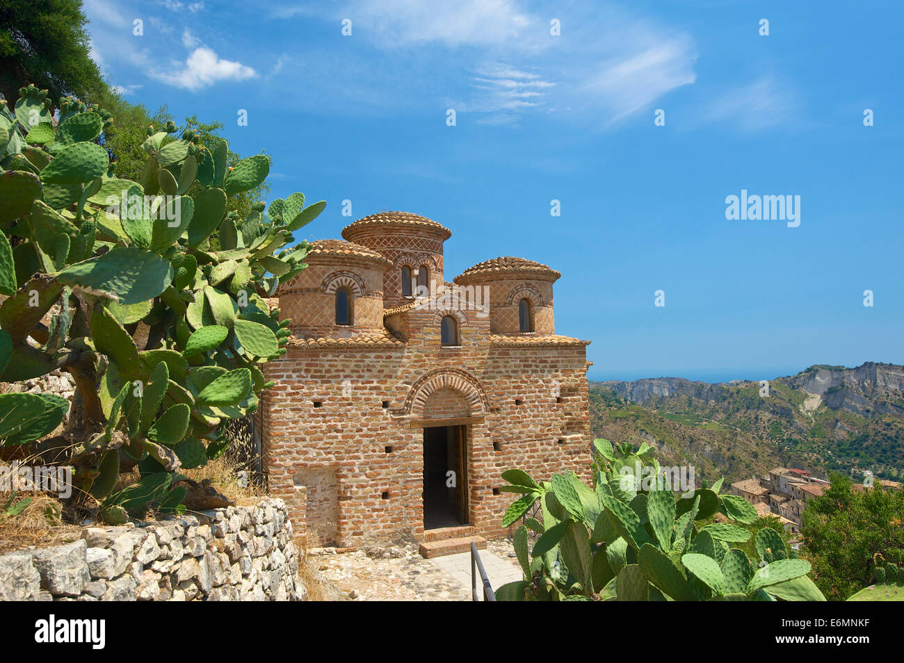 L'église byzantine de Cattolica 20/410, 20/410, Calabre, Italie Banque D'Images