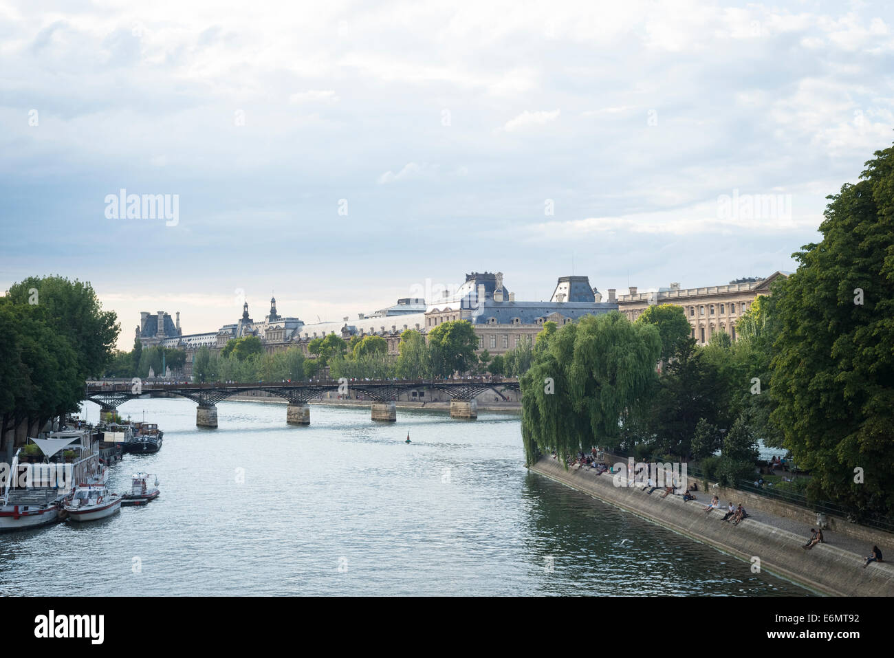 Seine, Paris, France. Banque D'Images