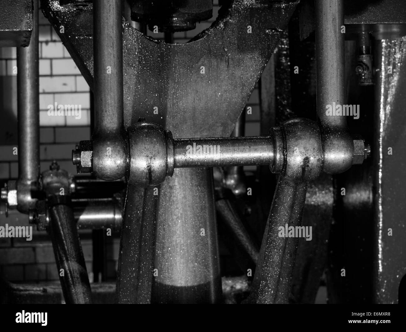Rivière Don machine à vapeur détail Kelham Island Museum industrielle, Sheffield, Royaume-Uni Banque D'Images
