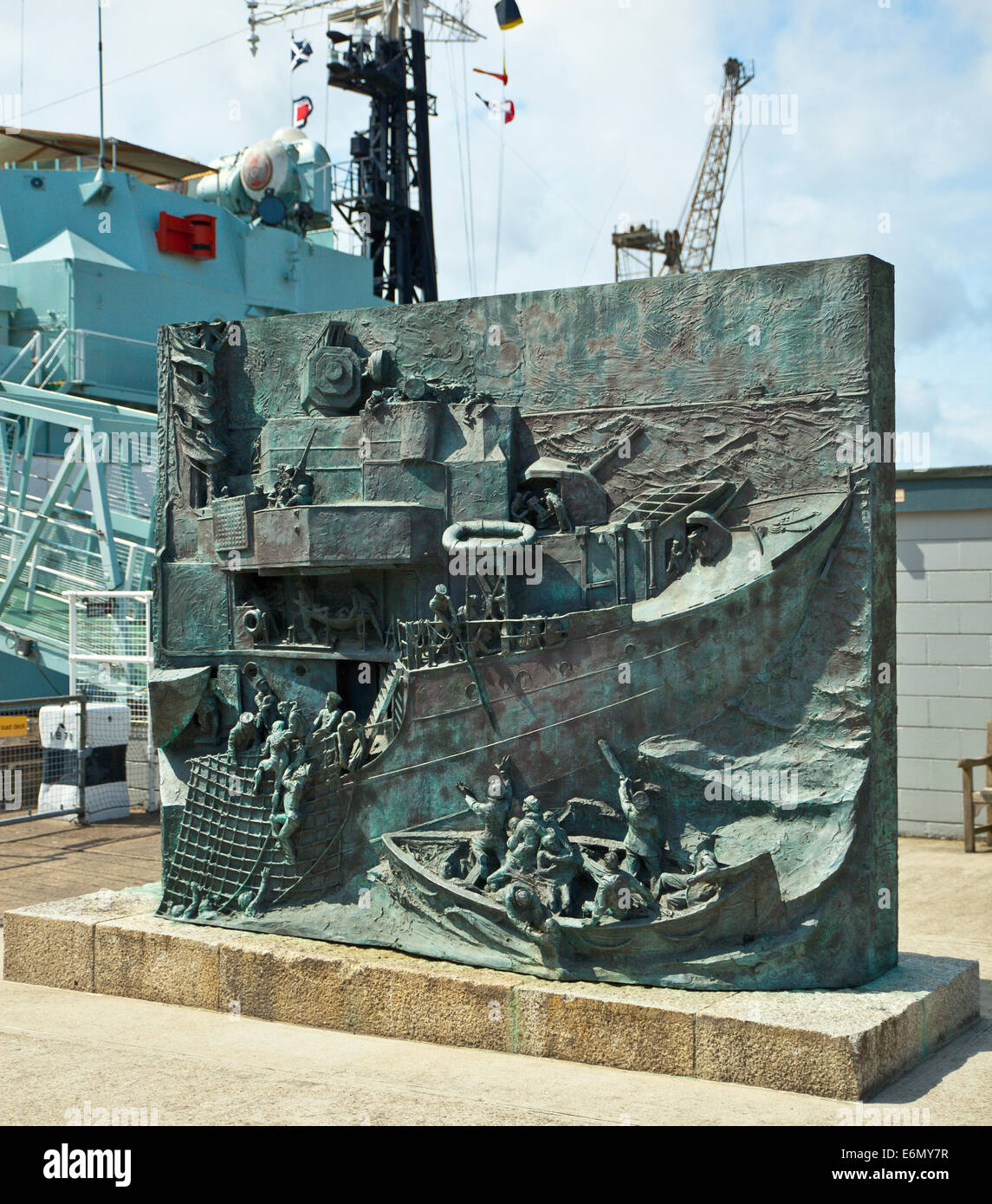 Le Destroyer Memorial, Cran-gevrier. Banque D'Images