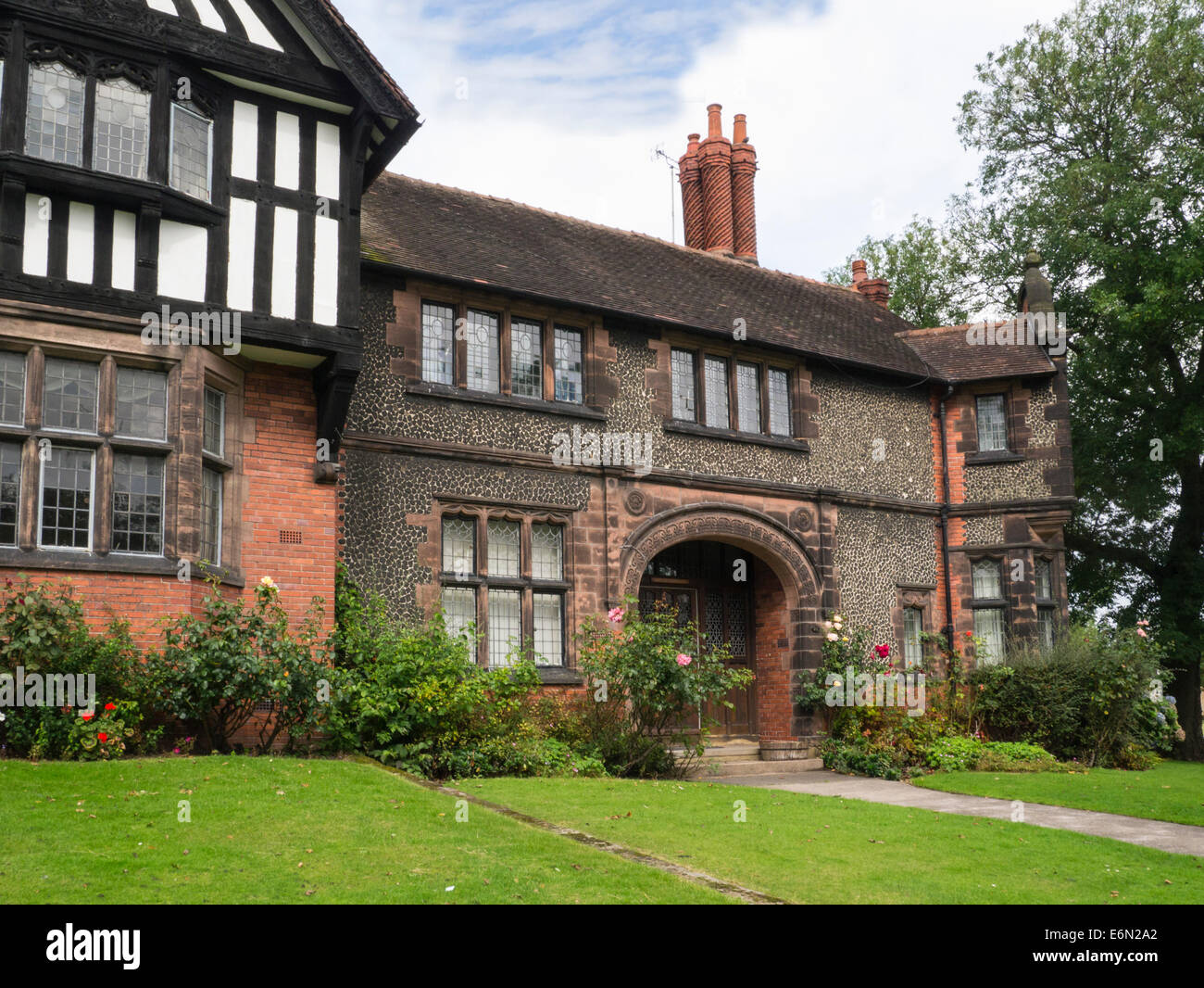 Bridge Cottage Port Sunlight Wirral Merseyside maison de William Hesketh Leverhulme Seigneur 1896 - 1897 fondateur du village modèle utilisé 30 célèbres architectes Banque D'Images