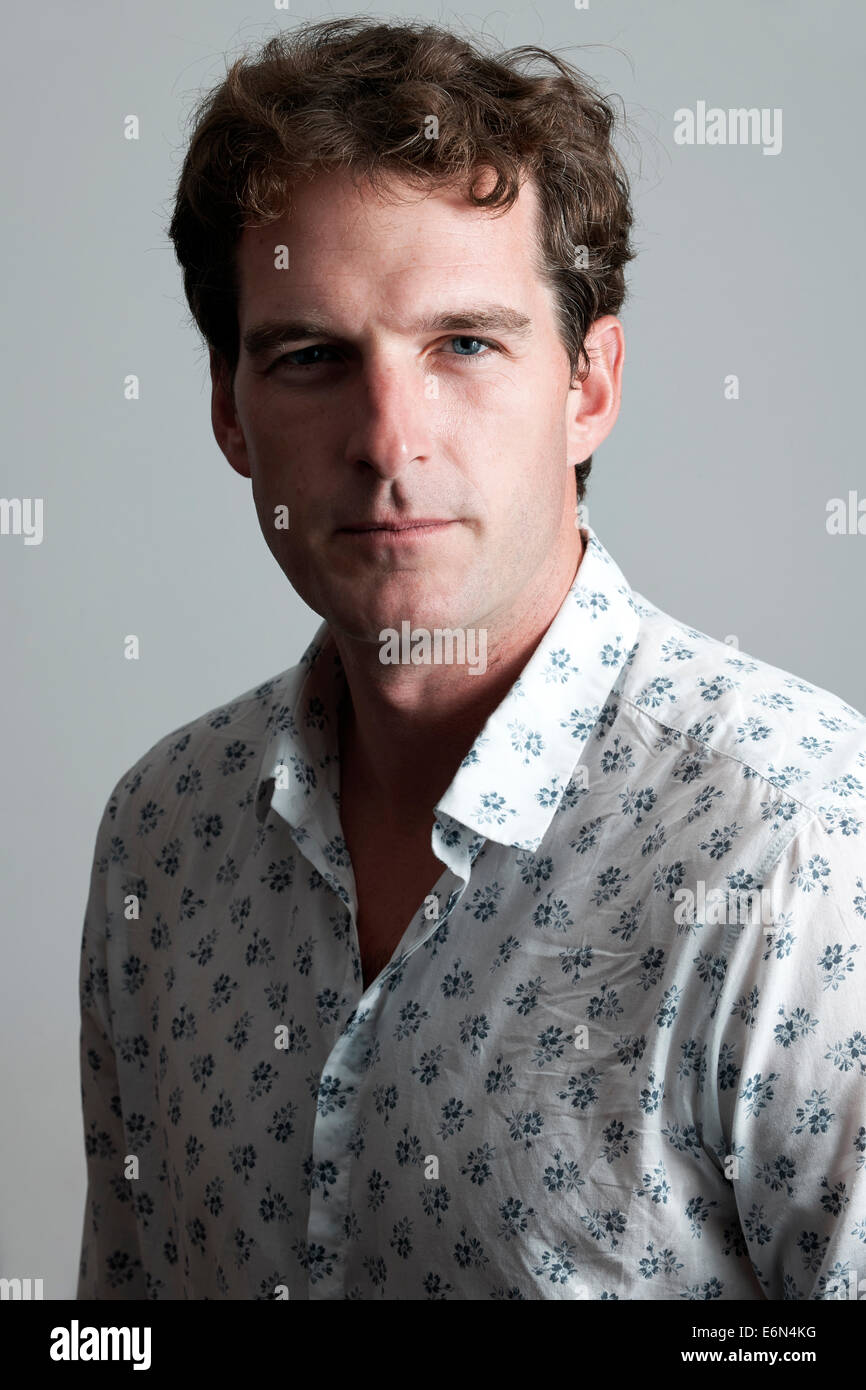 Dan Snow, portrait au Soho Literary Festival, 2013 Banque D'Images