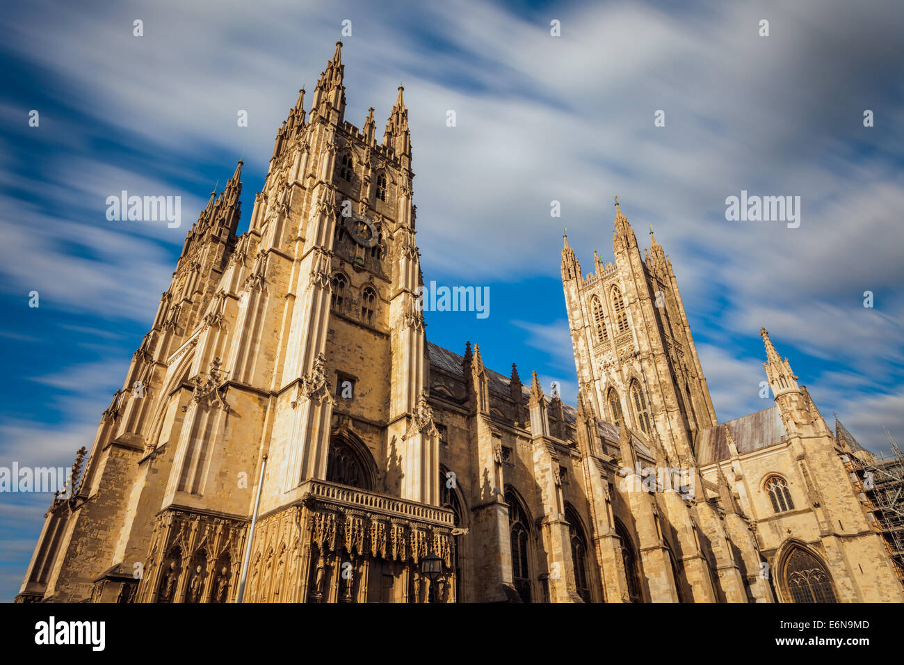 La cathédrale de Canterbury, Kent, Angleterre. Banque D'Images
