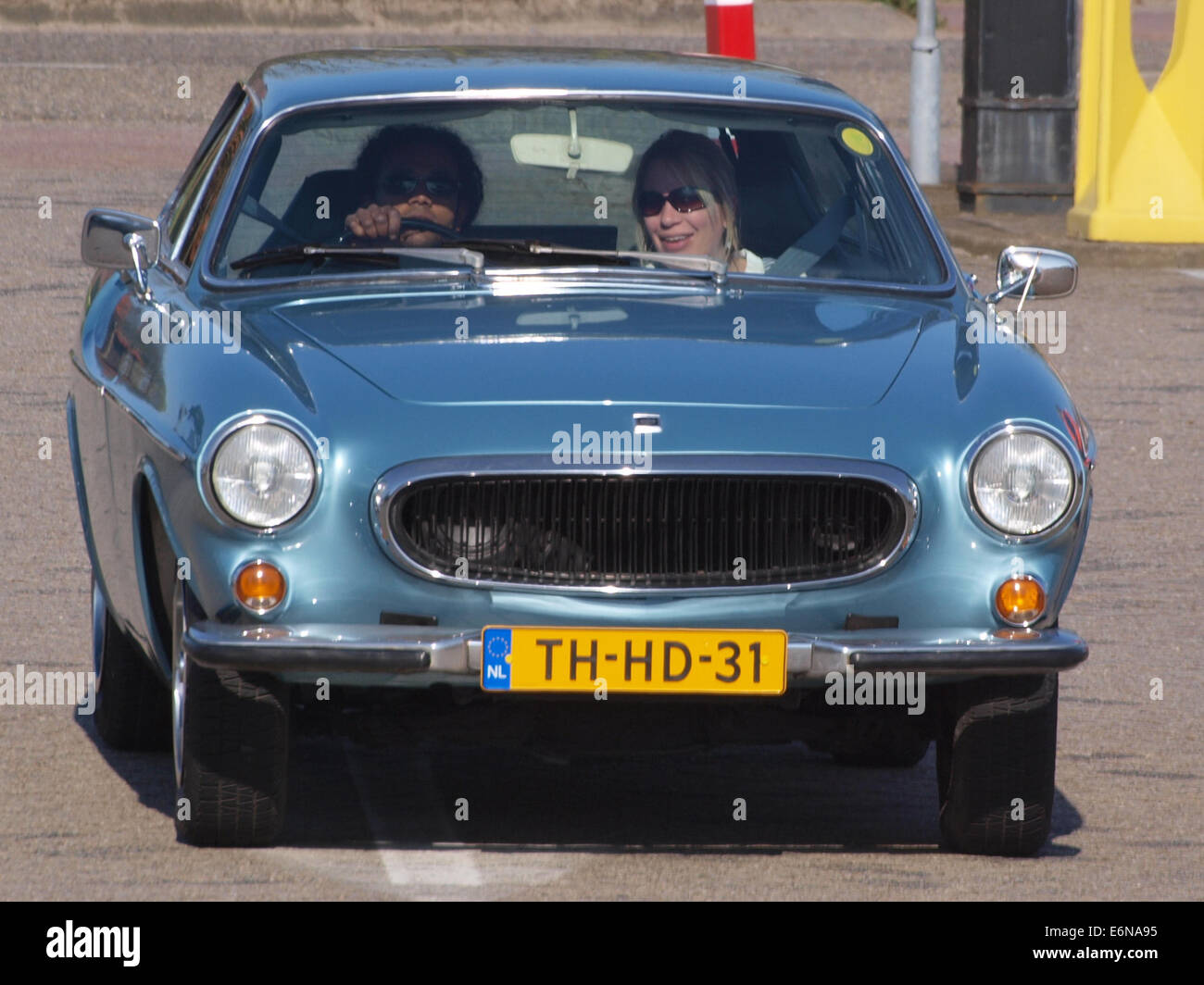 La Volvo 1800 ES 1973, immatriculée aux pays-Bas TH-HD-31, est une voiture de sport européenne classique. Connu pour ses performances et son design distinctif, il reste un véhicule de collection recherché. Banque D'Images