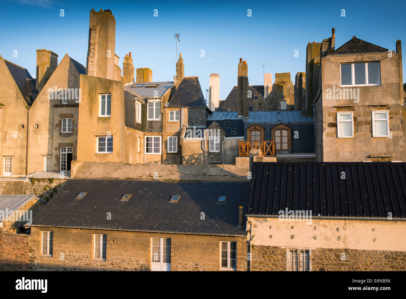 France, Bretagne, Saint Malo, le bâtiment Banque D'Images