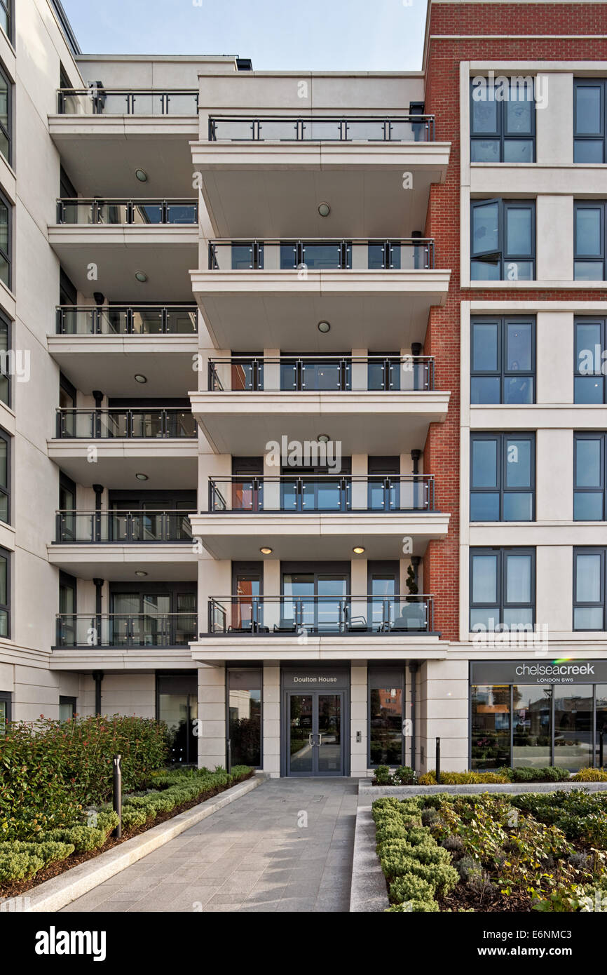 Le ruisseau Chelsea appartements de luxe à Londres. Banque D'Images