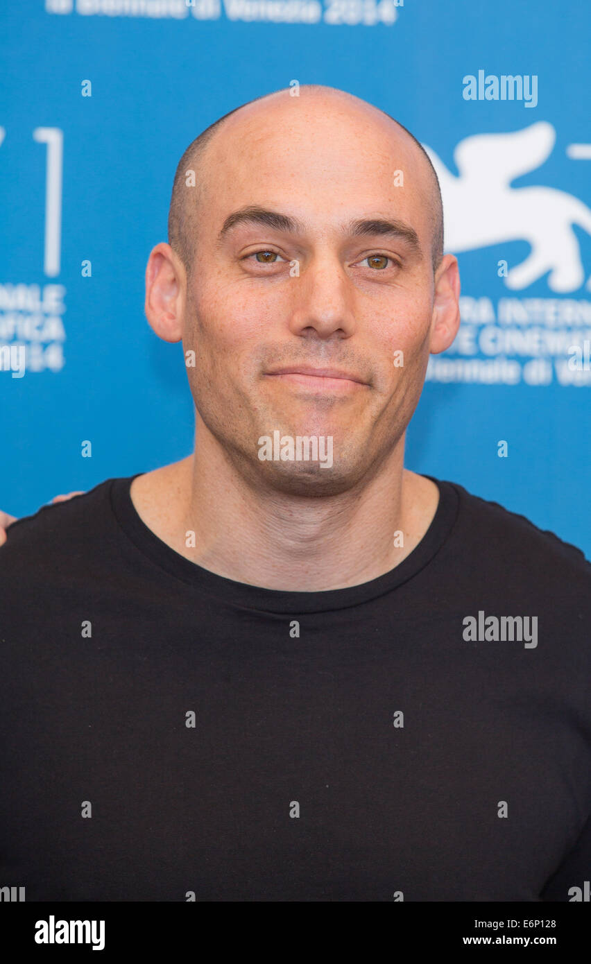 JOSHUA OPPENHEIMER LE REGARD DU SILENCE. PHOTOCALL. 71E FESTIVAL DU FILM DE VENISE LIDO Venise ITALIE 28 Août 2014 Banque D'Images