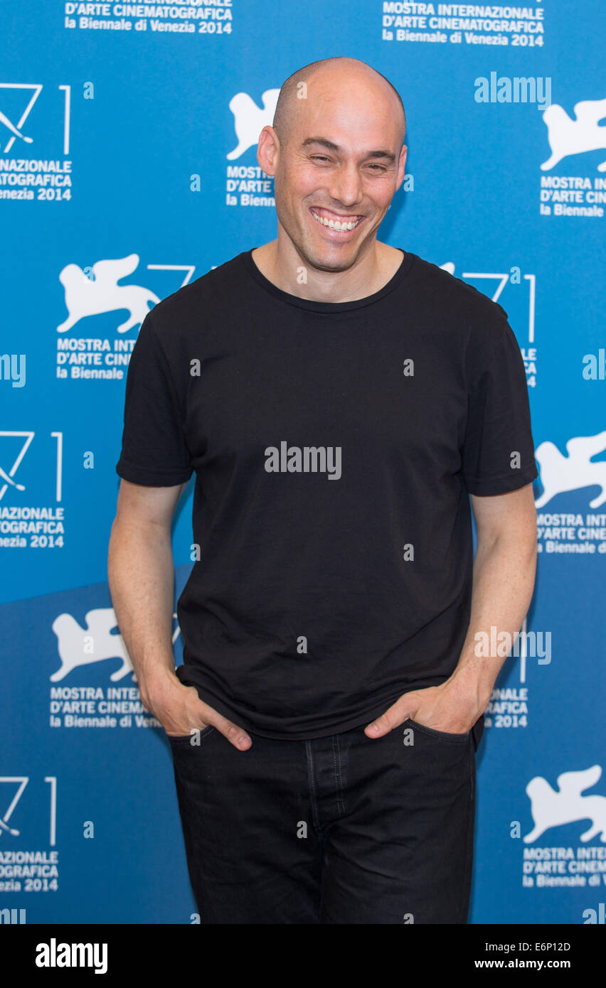 JOSHUA OPPENHEIMER LE REGARD DU SILENCE. PHOTOCALL. 71E FESTIVAL DU FILM DE VENISE LIDO Venise ITALIE 28 Août 2014 Banque D'Images