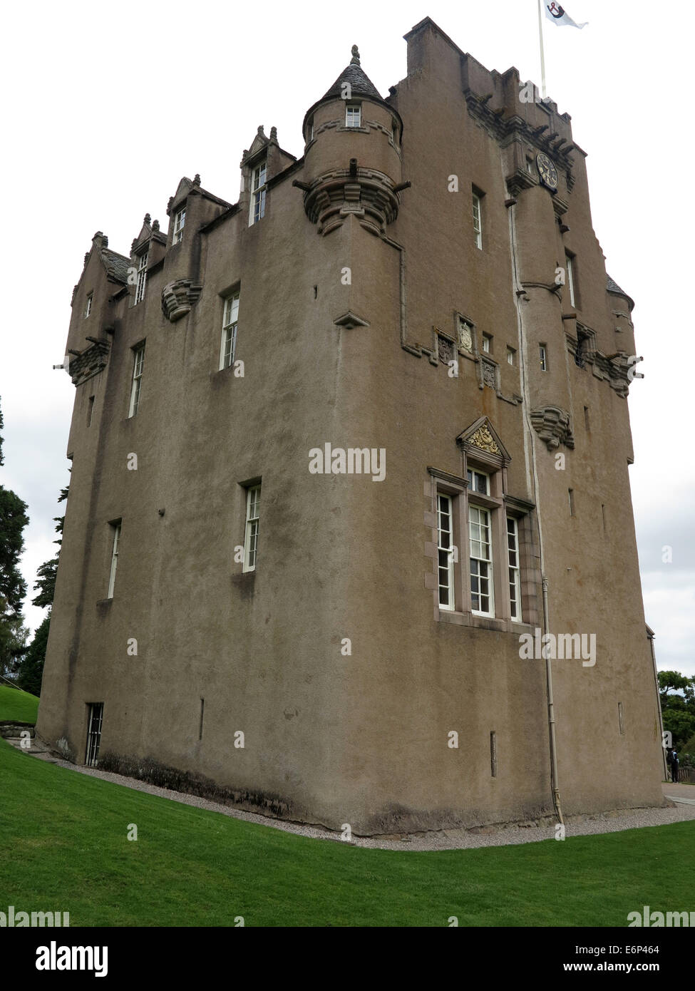 Le Château de Crathes - Aberdeenshire - Ecosse - UK Banque D'Images