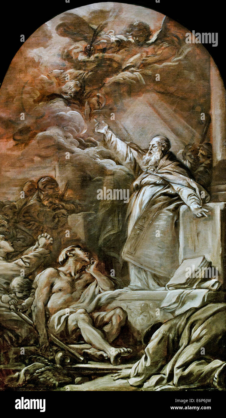 Prédication de Saint Denis 1764 Jean Baptiste Deshays 1729-1765 Français France Banque D'Images