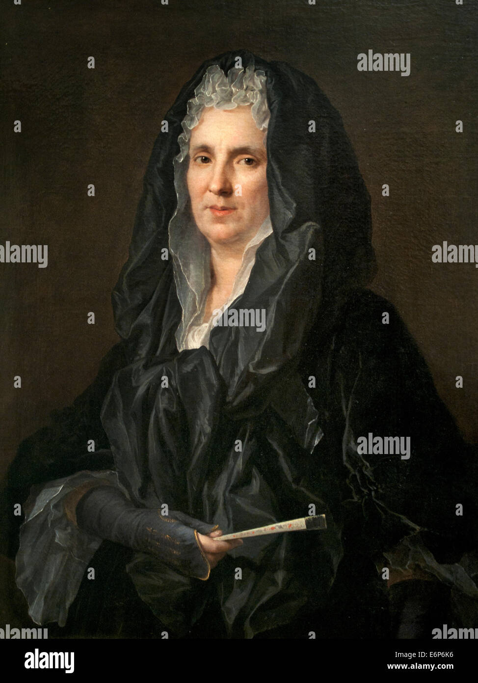 Portrait de Mère de l'artiste 1714 Jacques Fancois Delyen 1684 - 1761 Belgique belge flamande Banque D'Images