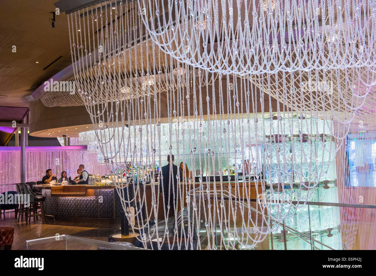 Le Chandelier Bar Au Cosmopolitan Hotel Casino A Las Vegas Photo Stock Alamy