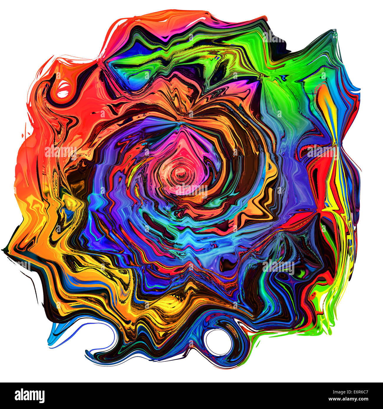 Différents nouveaux multicolore à la mode riche célèbre surprenant magnifique arrière-plan novateur de l'espace étrange art feu cercle cool Banque D'Images