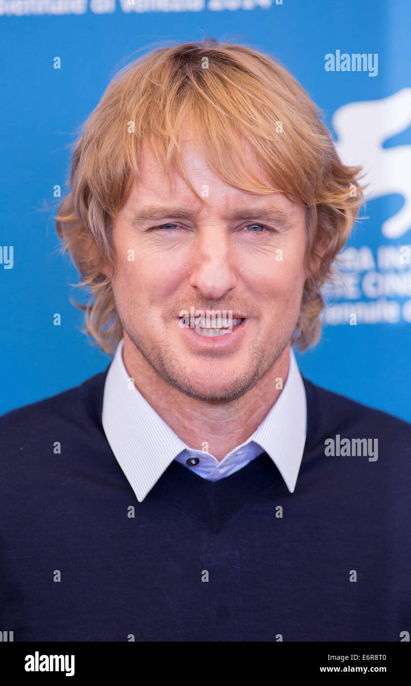 OWEN WILSON ELLE EST DRÔLE CETTE FAÇON. PHOTOCALL. 71E FESTIVAL DU FILM DE VENISE LIDO Venise ITALIE 29 Août 2014 Banque D'Images
