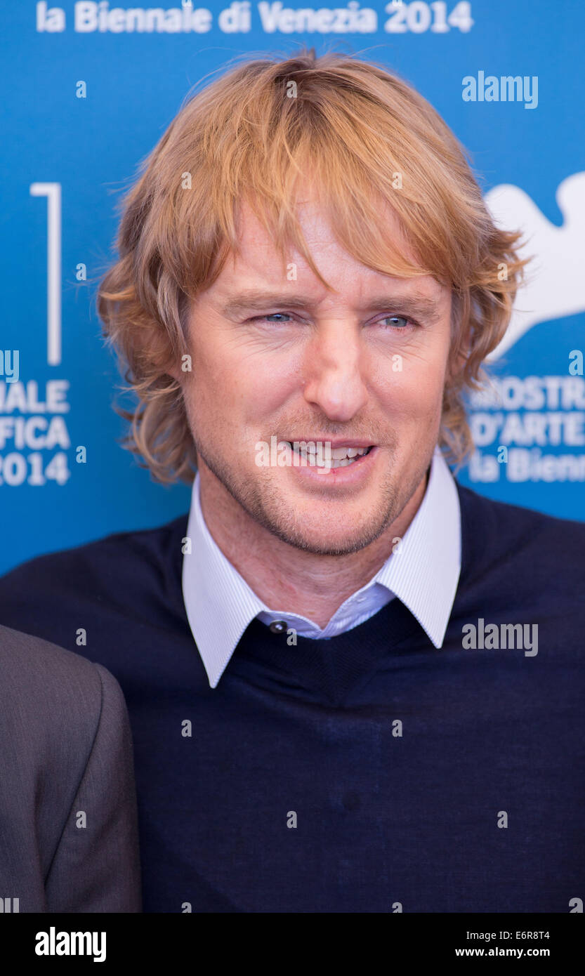 OWEN WILSON ELLE EST DRÔLE CETTE FAÇON. PHOTOCALL. 71E FESTIVAL DU FILM DE VENISE LIDO Venise ITALIE 29 Août 2014 Banque D'Images