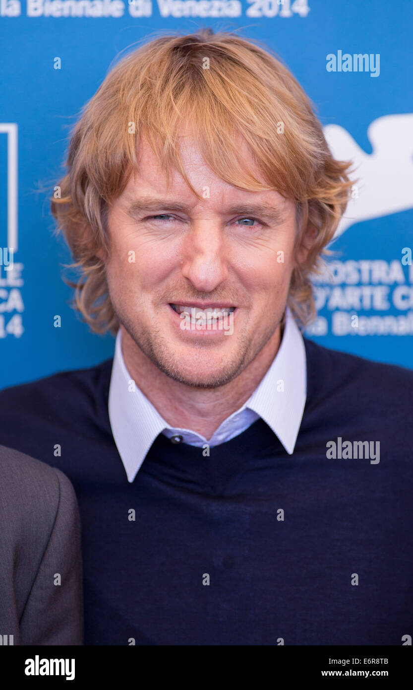 OWEN WILSON ELLE EST DRÔLE CETTE FAÇON. PHOTOCALL. 71E FESTIVAL DU FILM DE VENISE LIDO Venise ITALIE 29 Août 2014 Banque D'Images