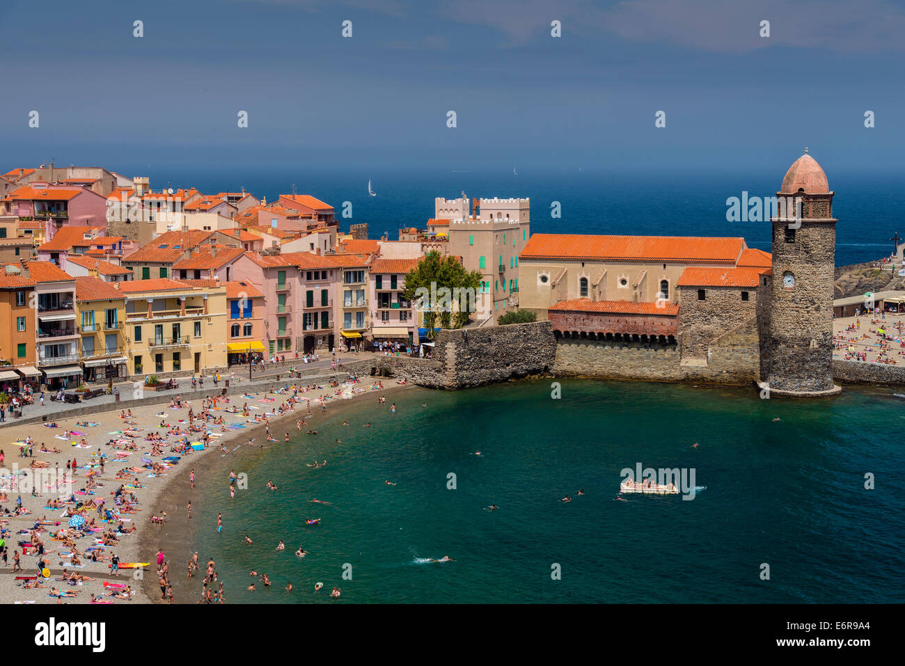 Collioure, Languedoc-Roussillon, France Banque D'Images