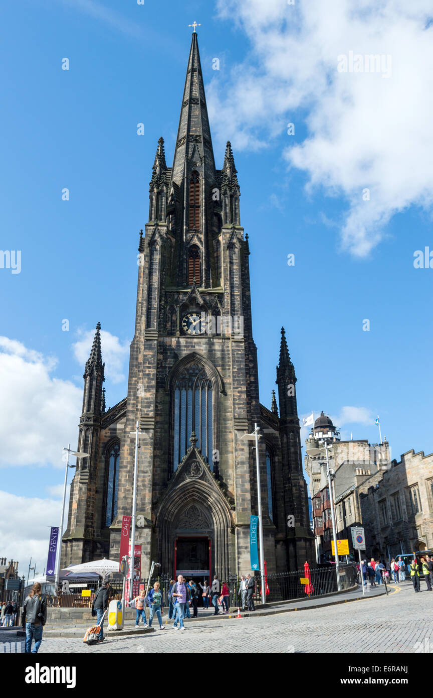 Le moyeu. Royal Mile, Édimbourg Banque D'Images