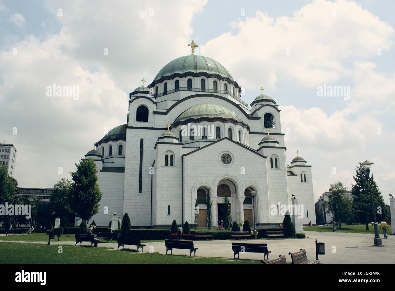 Cathédrale de Saint Sava à Belgrade, Serbie Banque D'Images