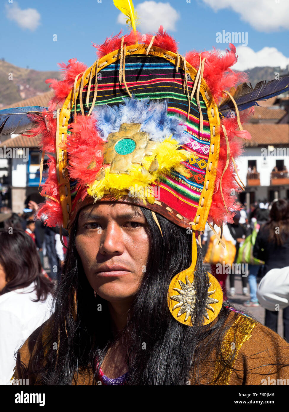 Cusco Semaine festivites, organisé chaque année au mois de juin jusqu'à l'Inti Raymi festival - Cusco, Pérou Banque D'Images