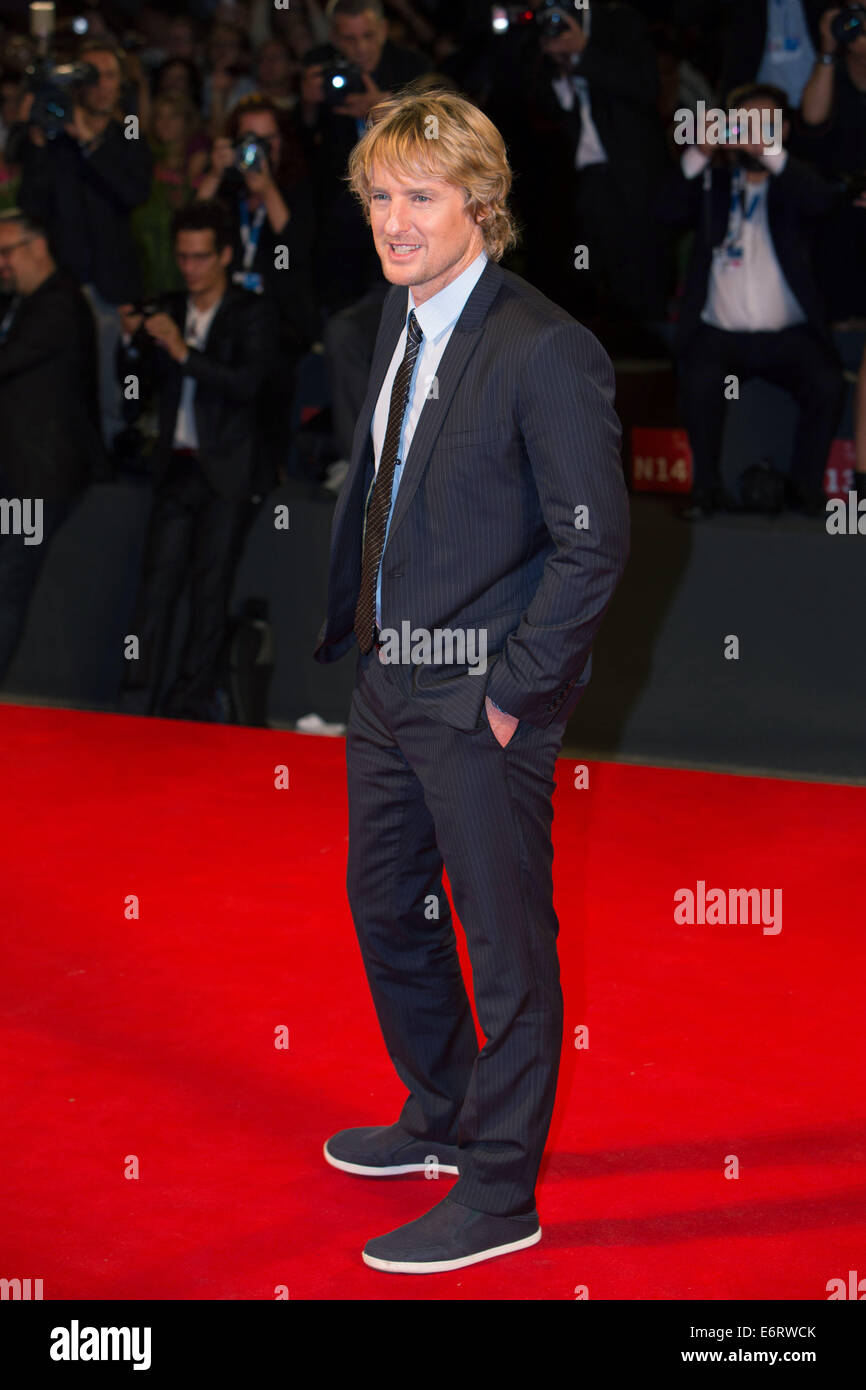 Venise, Italie. Le 29 août, 2014. 71e Festival du Film de Venise. Owen Wilson au 'Sil est drôle de cette façon' premiere. Banque D'Images